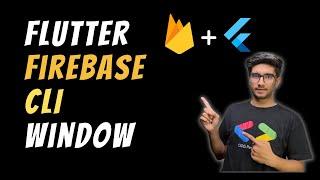 How to connect Setup Flutter Firebase CLI on Window || Flutter Firebase CLI tutorials in Hindi