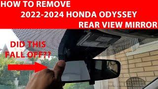 How To Remove 2022-2024 Honda Odyssey Rear View Mirror.