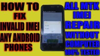 All mtk mobile IMEI repair without pc