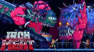 IRON MEAT - Fight a Meat Train & Crocodile Chopper in this Fleshy Contra-Like [FULL GAME, NO DAMAGE]