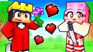 HOW I MET CRAZY FAN GIRL in Minecraft!