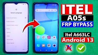 Itel A05s Frp Bypass Android 13, Itel A663LC Frp Bypass, Itel A05s Google Account Bypass