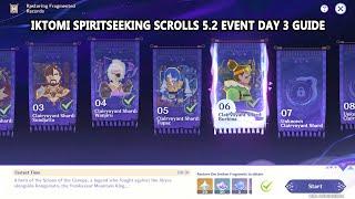 Iktomi Spiritseeking Scrolls 5.2 Event Day 3 Guide : The Spirit of Ah K'ulbatil & Free Sword R4