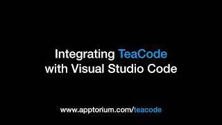 How to integrate TeaCode with Visual Studio Code