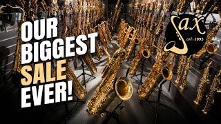 Our Biggest Saxophone Sale EVER - All offers available now!