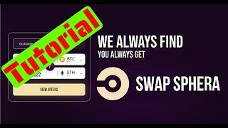 Tutorial on how to use the Swap Sphera Aggregator. How to easily swap without KYC