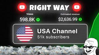 Starting a USA-Based YouTube Channel in 2025? Do This Before it's too Late