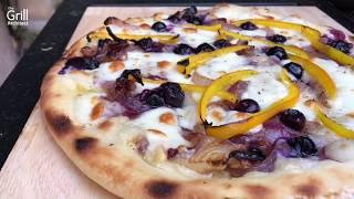 VEGETARIAN PIZZA | Blueberry And Caramelized Onion Pizza    پیتزا بلوبری و‌ پیاز کاراملایز شده