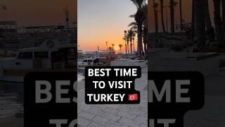 Best time for holiday in Turkey?  #holiday #turkey #turkeyholiday #holidayseason #traveltips