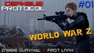 ZOMBIE SLAUGHTER in CEPHEUS PROTOCOL // EARLY ACCESS // ZOMBIE SURVIVAL // STRATEGY // - 01