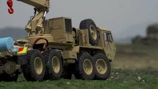 HG P802 on the beach with diff lock (Oshkosh Military Truck)