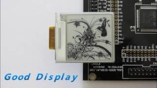 1 54 inch E paper display - partial update/fast update/no flicker update