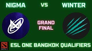 Nigma Galaxy vs Winter Bear - Grand Finals - Highlights - ESL One Bangkok 2024 Qualifiers