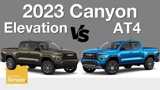 2023 GMC Canyon Elevation vs AT4 | Feature & Pricing Breakdown!