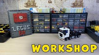 Обзор моей Лего Техник мастерской / Как хранить детали / LEGO TECHNIC WORKSHOP