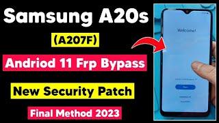 Samsung A20s (A207F) Android 11 Frp Bypass | Google Account Remove A20s Without PC | New Method 2023