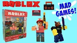 Roblox Toys, Mad Studio Mad Pack, Unboxing, Toy Review, Stop-Motion Animation