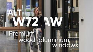 ALUTECH ALTW72 AW Alu-Wood windows