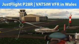 Microsoft Flight Simulator | Justflight Piper Arrow III - VFR VATSIM in Wales