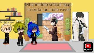 Mha middle school react to izuku as rover part 1 2X speed up video