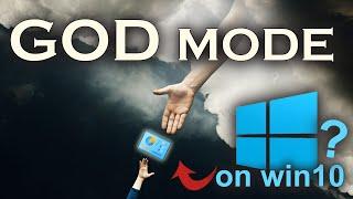 Activate WINDOWS 10 GOD MODE in 2024 and Unlock HIDDEN Features!