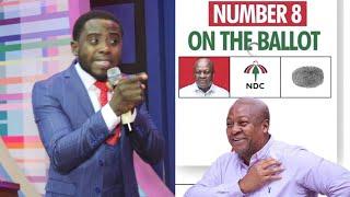 It was breaking the "8" but now "8" has won - Powerful man of God declares victory for Mahama with m