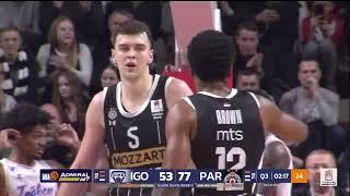 AdmiralBet ABA League 2024/25 highlights, Round 11: Igokea m:tel - Partizan Mozzart Bet (8.12.2024)