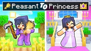 From PEASANT To PRINCESS Story In Minecraft!