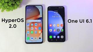 HyperOS 2.0 vs One UI 6.1 Full Detail Comparison | Android 15 and Android 14 Comparison