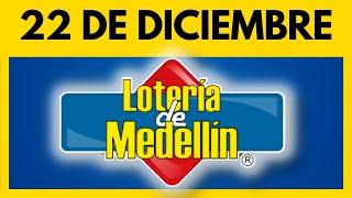 Resultado de la LOTERIA DE MEDELLIN del VIERNES  22 de diciembre de 2023 