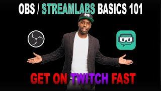 OBS & Streamlabs OBS 101 FOR DJs - The Basics Steps and Resources to get you on Twitch