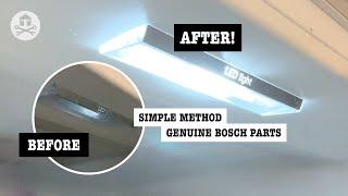 How to replace the LED light in a Bosch fridge (+ Neff, Siemens)