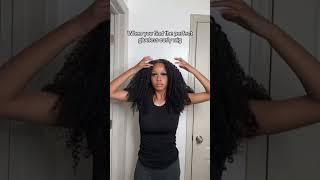 Run and get it! I finally found the perfect glueless #curlywig  #oqhair #gluelesswig #weargowig