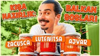 Kış Hazırlığı: Balkan Sosları ️ Ajvar - Lütenitsa - Zakuska Tarifi