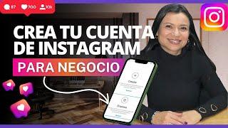 Cómo CREAR cuenta de INSTAGRAM para NEGOCIO 2024