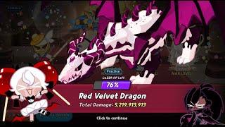 Red Velvet Dragon Boss New Team 5B+ (With Candy Apple Cookie)