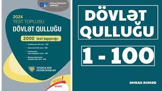 DÖVLƏT QULLUĞU | 2000 TEST TAPŞIRIĞI | 1-100