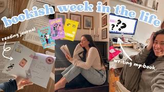 reading romance, book journaling, & writing my new novel! ️ | bookish week in the life