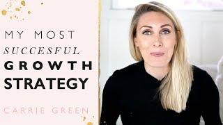 My Most Successful Growth Strategy To Scale The Business Of Your Dreams