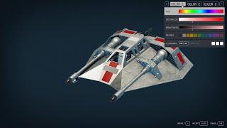 T-47 Airspeeder mod progress (Starfield mod)