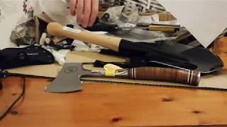 Unboxing Estwing long axe, cold steel shovel and Silky nata part 2