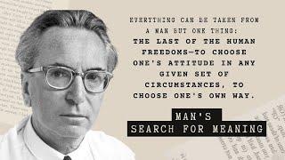 MAN'S SEARCH FOR MEANING BY VIKTOR FRANKL – How to find the light in darkness.