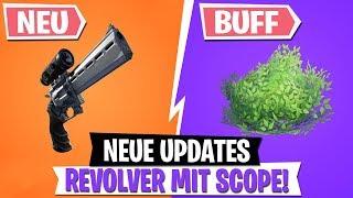 *NEU* Revolver mit Zielfernrohr & Busch Buff Update bald! | Fortnite Battle Royale