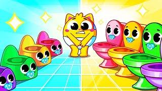 Potty Time In The Mall for Kids | Funny Song For Baby & Nursery Rhymes by Toddler Zoo