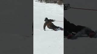 Jeff and Bob on the Nordica Enforcer 94 and 89 at Stowe Mountain Resort