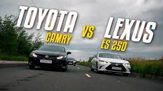 Тойота Камри & Лексус ЕС. Сравниваем Toyota Camry с Lexus ES. Обзор +Драг + Опыт эксплуатации.