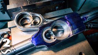 Making a Socket Wrench from Damascus Steel! Part 2