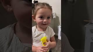 When your baby learns to say no..#youtube #baby #funny #kid #happy #lol #cute #Love