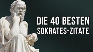 Sätze, die zum Nachdenken anregen. Zitate, Aphorismen und weise Gedanken von Sokrates.