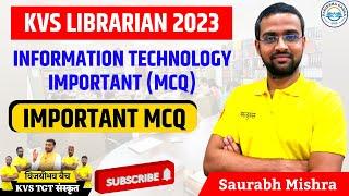 Library Science l Information Technology Important (MCQ) | Saurabh Sir | KVS